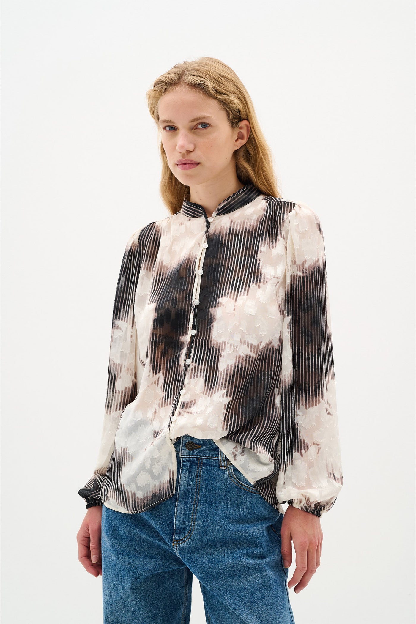 CielleIW Shirt Neutral Illuminating Florals - 30110261