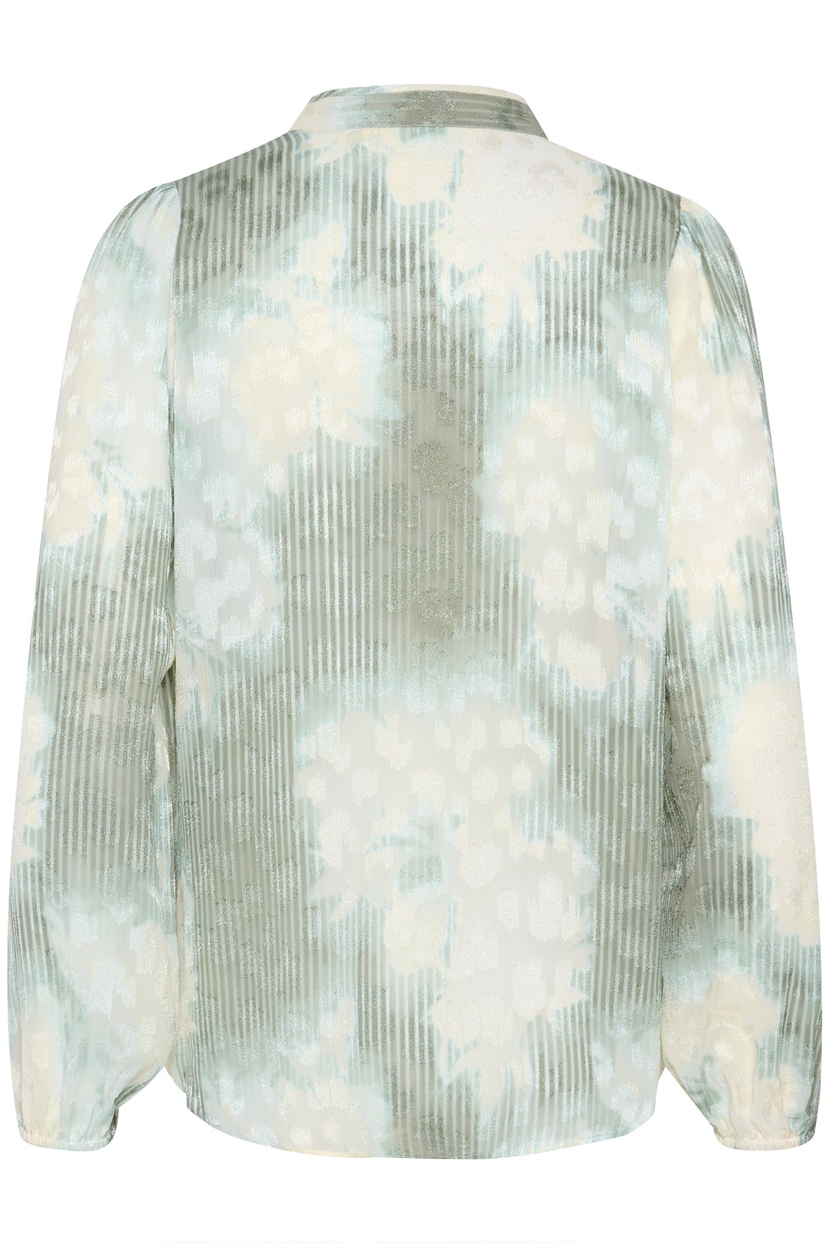 CielleIW Shirt Green Illuminating Florals - 30110261