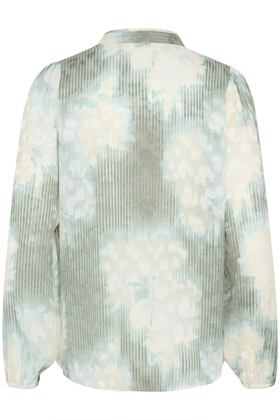 CielleIW Shirt Green Illuminating Florals - 30110261 Thumbnail