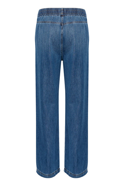 SophinaIW Pullon Pants Washed Denim - 30110274 Thumbnail
