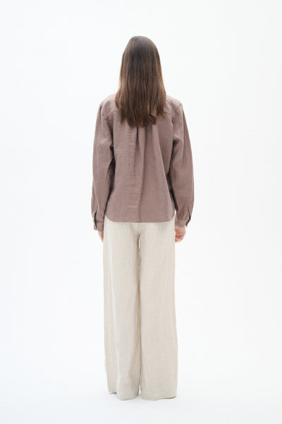SolinaIW Pants Haze Melange - 30110486 Thumbnail