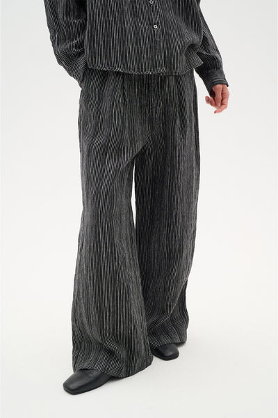SolinaIW Pants Black Stripe - 30110486 Thumbnail