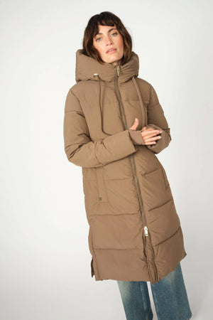 MMOllie Terma Long Coat Chocolate Chip - 170810
