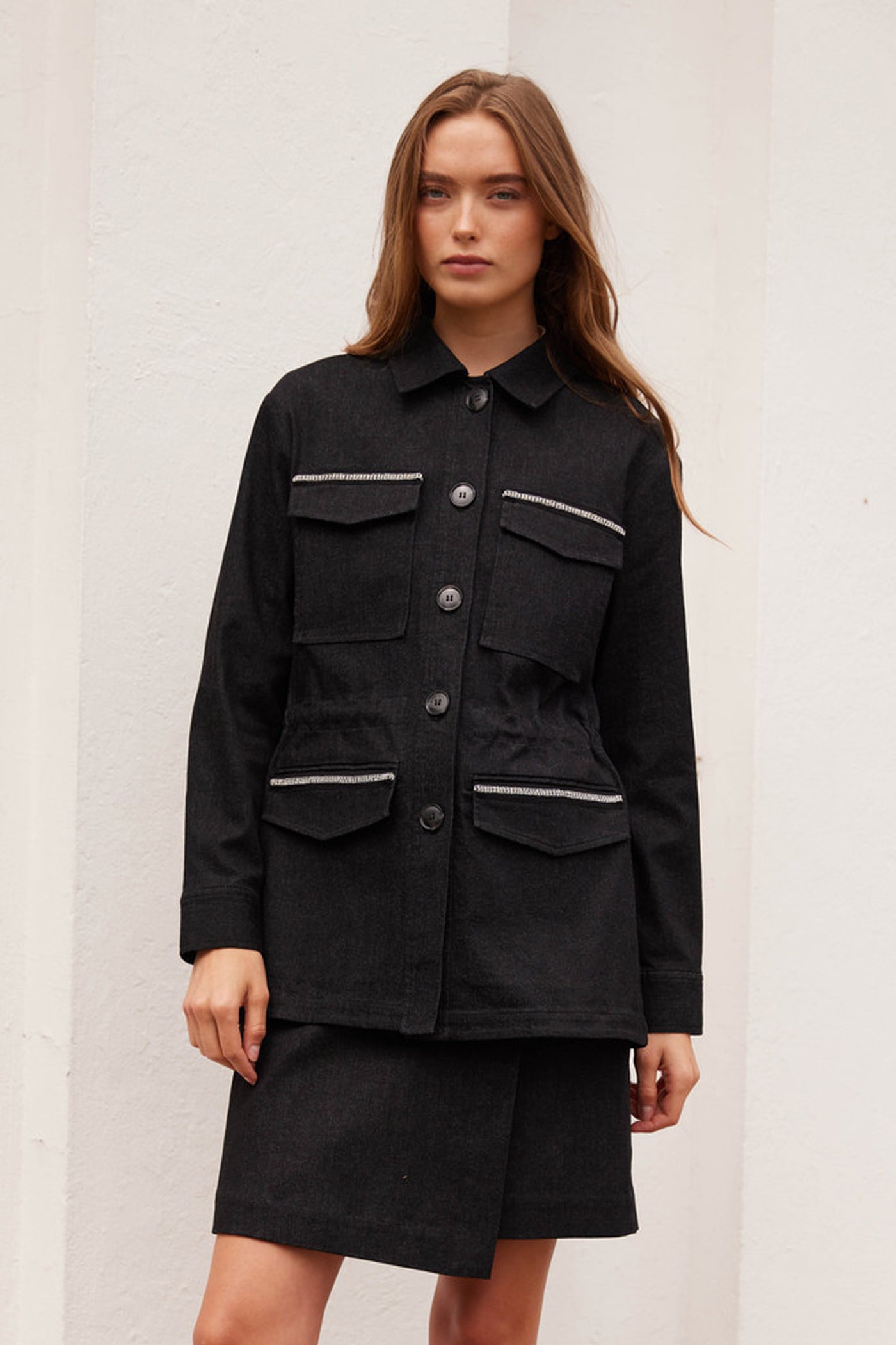 7474 Bitte jacket 20 Black - RDF162