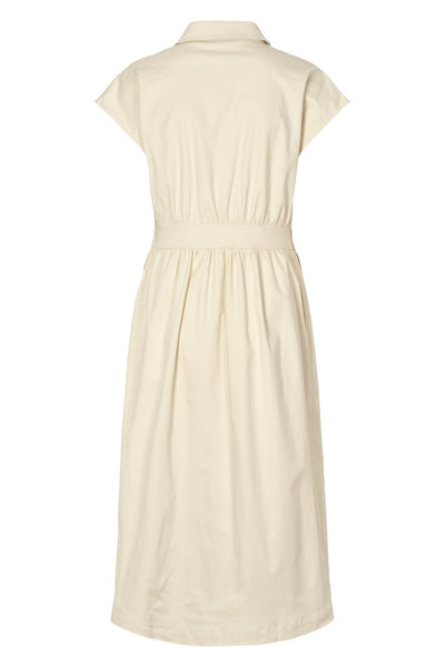 7484 Erinia dress 02 Off white Thumbnail