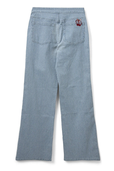 LYONSW TROUSERS 5092 Blue striped - S251107 Thumbnail