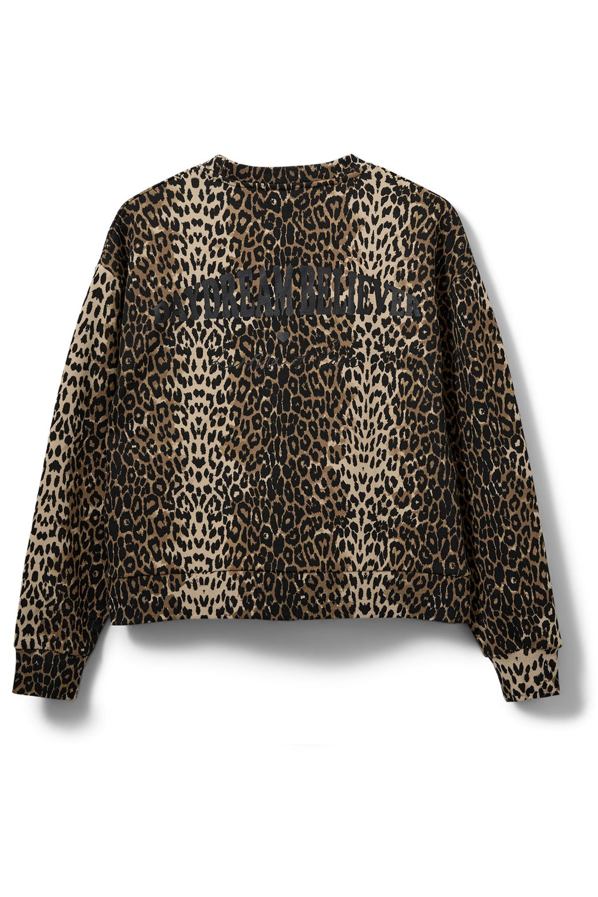 ELISW SWEATSHIRT 9086 Light brown leopard - S251470