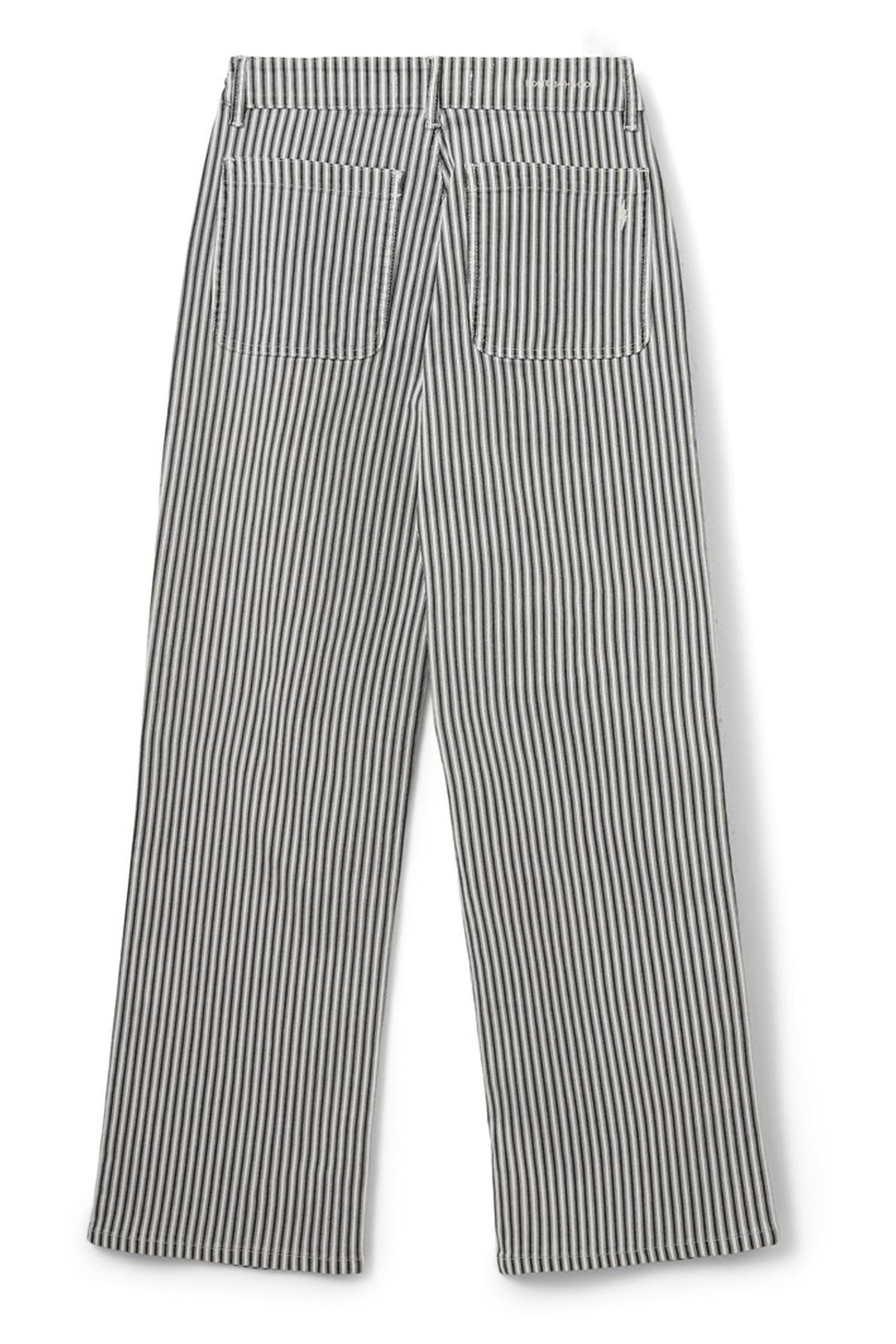 LUCCASW JEANS 1017 Black striped - SNOS665