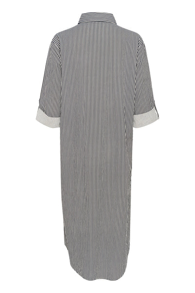 ZalindaSZ Stripe Shirt Dress Ice Nightsky Stripe Thumbnail