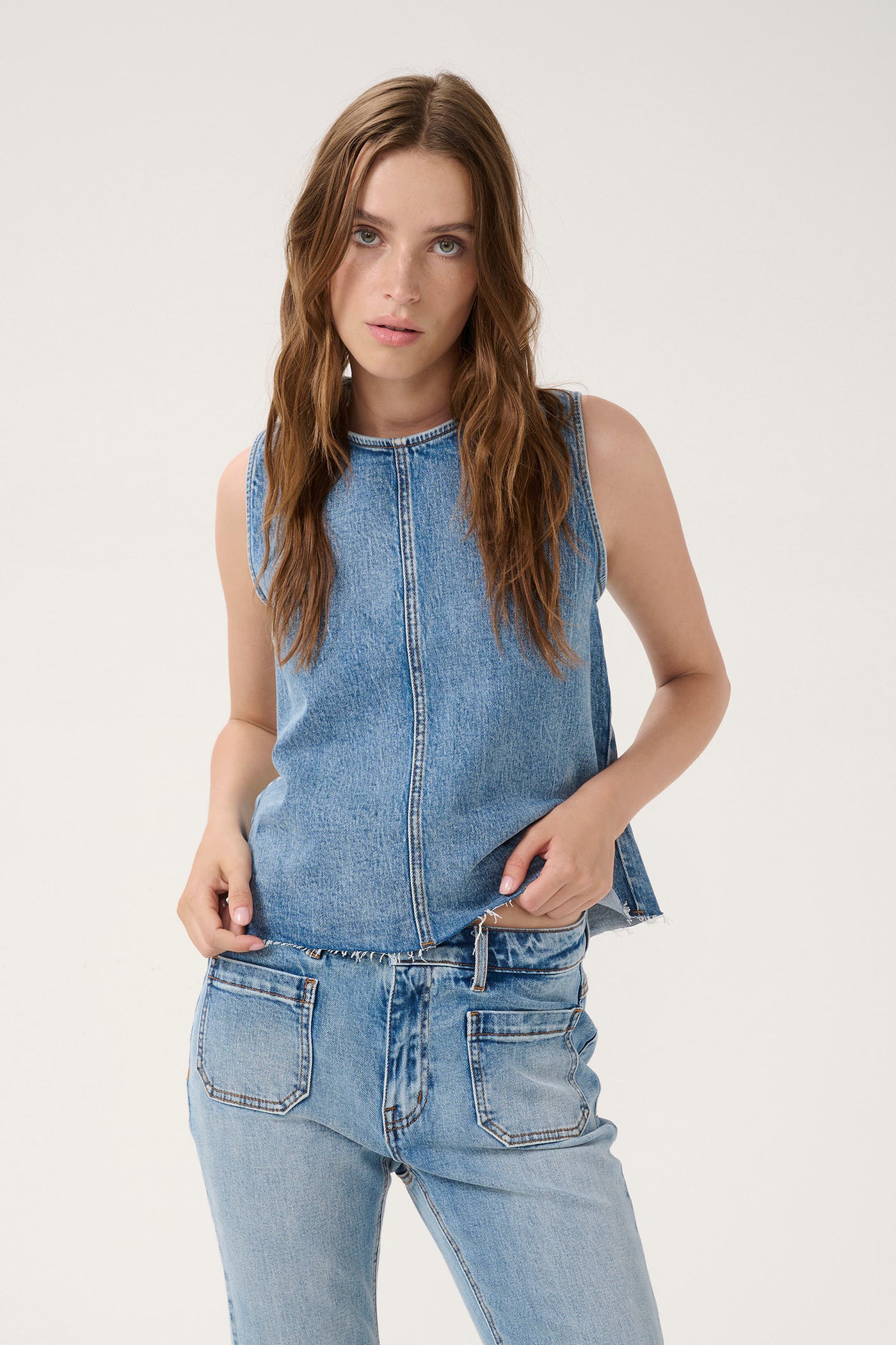 DangoMW 144 Top Light Blue Retro Wash - 10705058