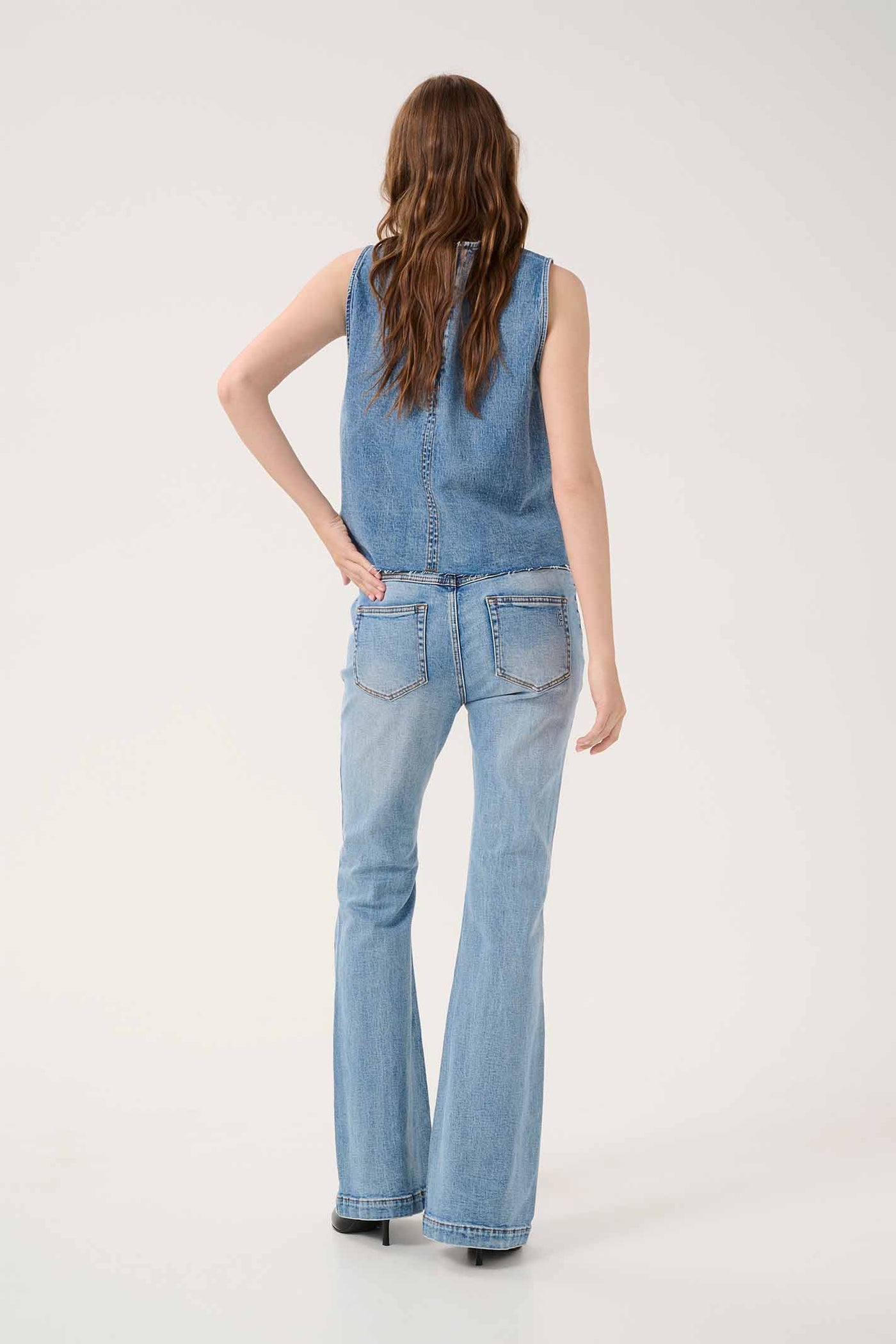 DangoMW 144 High X-Wide Bootcu Light Blue Retro Wash - 10705059
