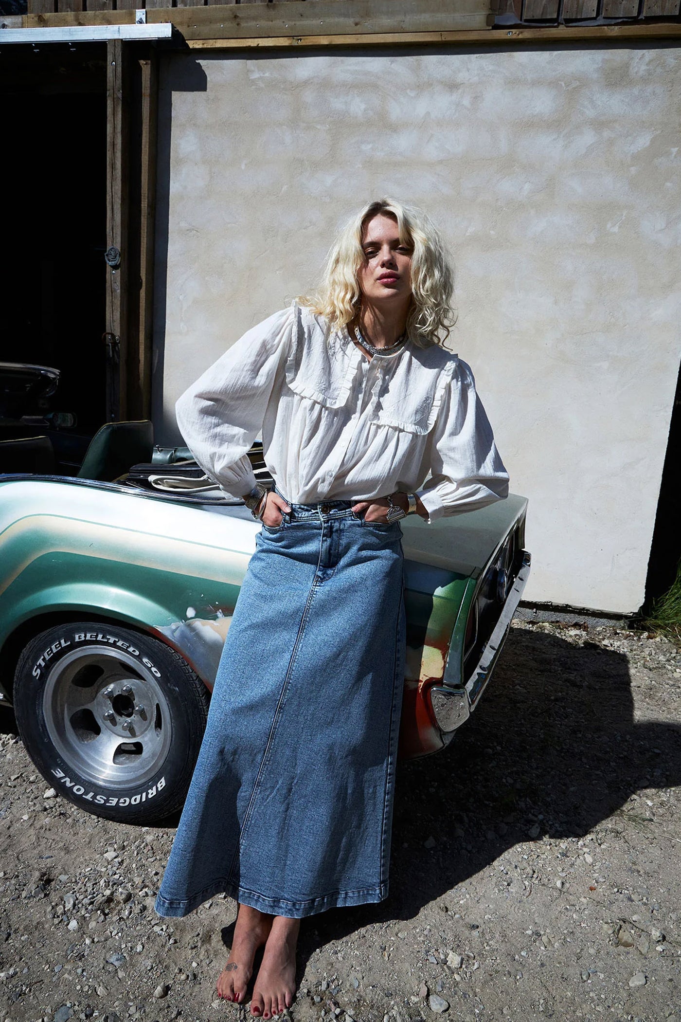LunaLL Maxi Skirt 20 Blue