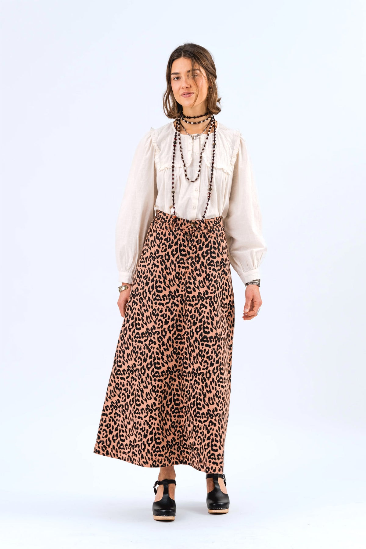 LunaLL Maxi Skirt 72 Leopard Print - 25199-2067