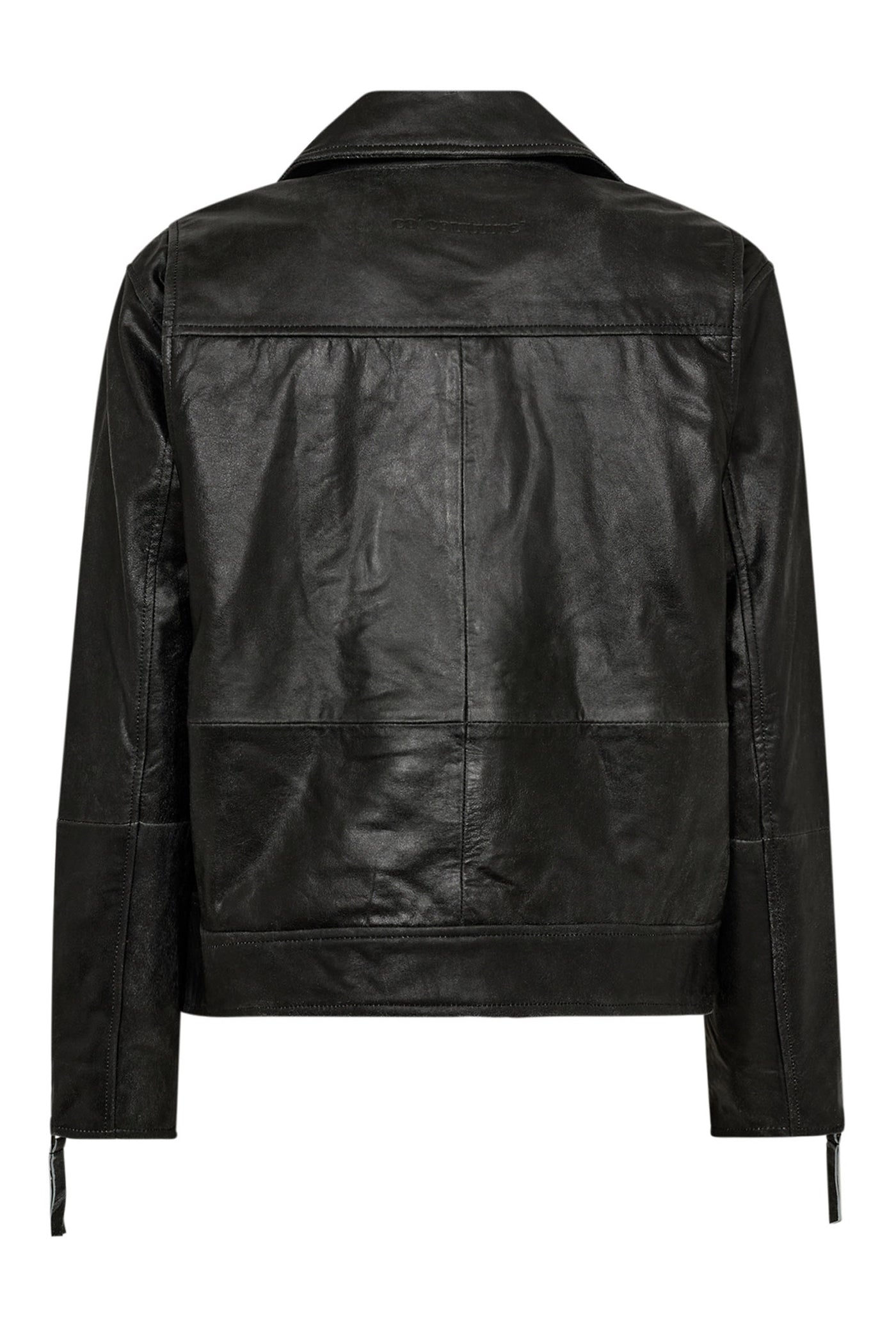 FloydCC Crop Leather Jacket 96-Black - 30299