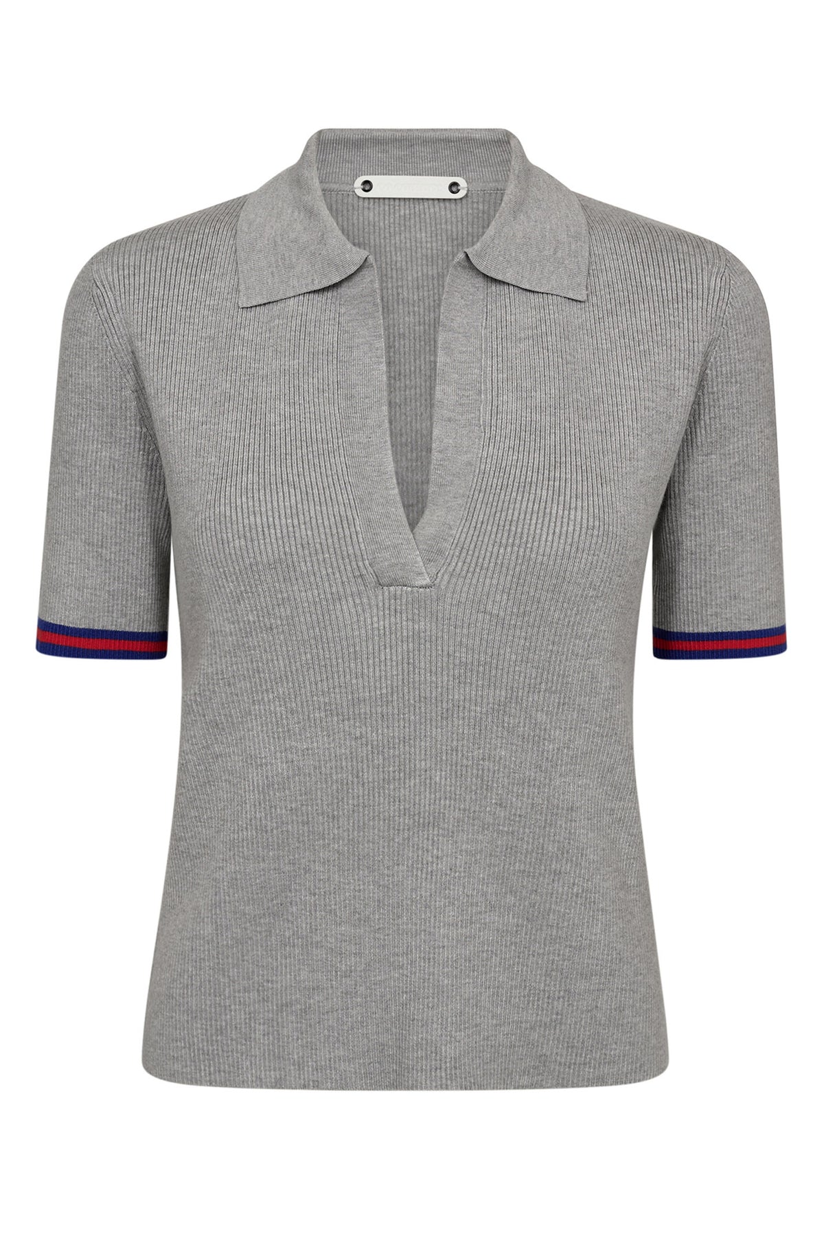 BalinCC Polo Knit Tee 138-Light Grey - 32185
