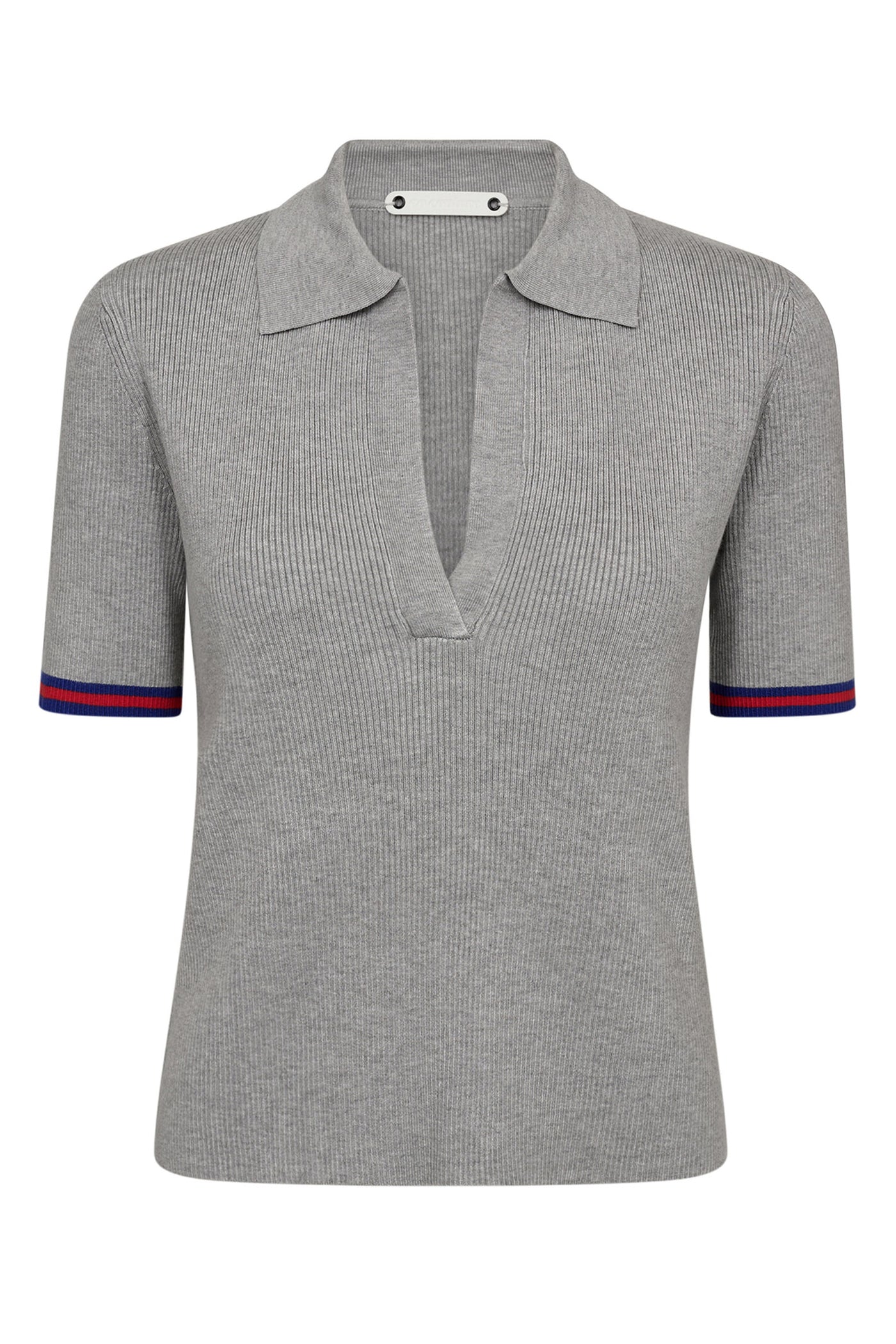 BalinCC Polo Knit Tee 138-Light Grey - 32185