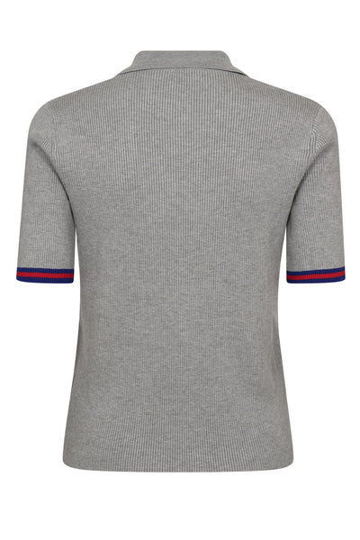 BalinCC Polo Knit Tee 138-Light Grey - 32185 Thumbnail