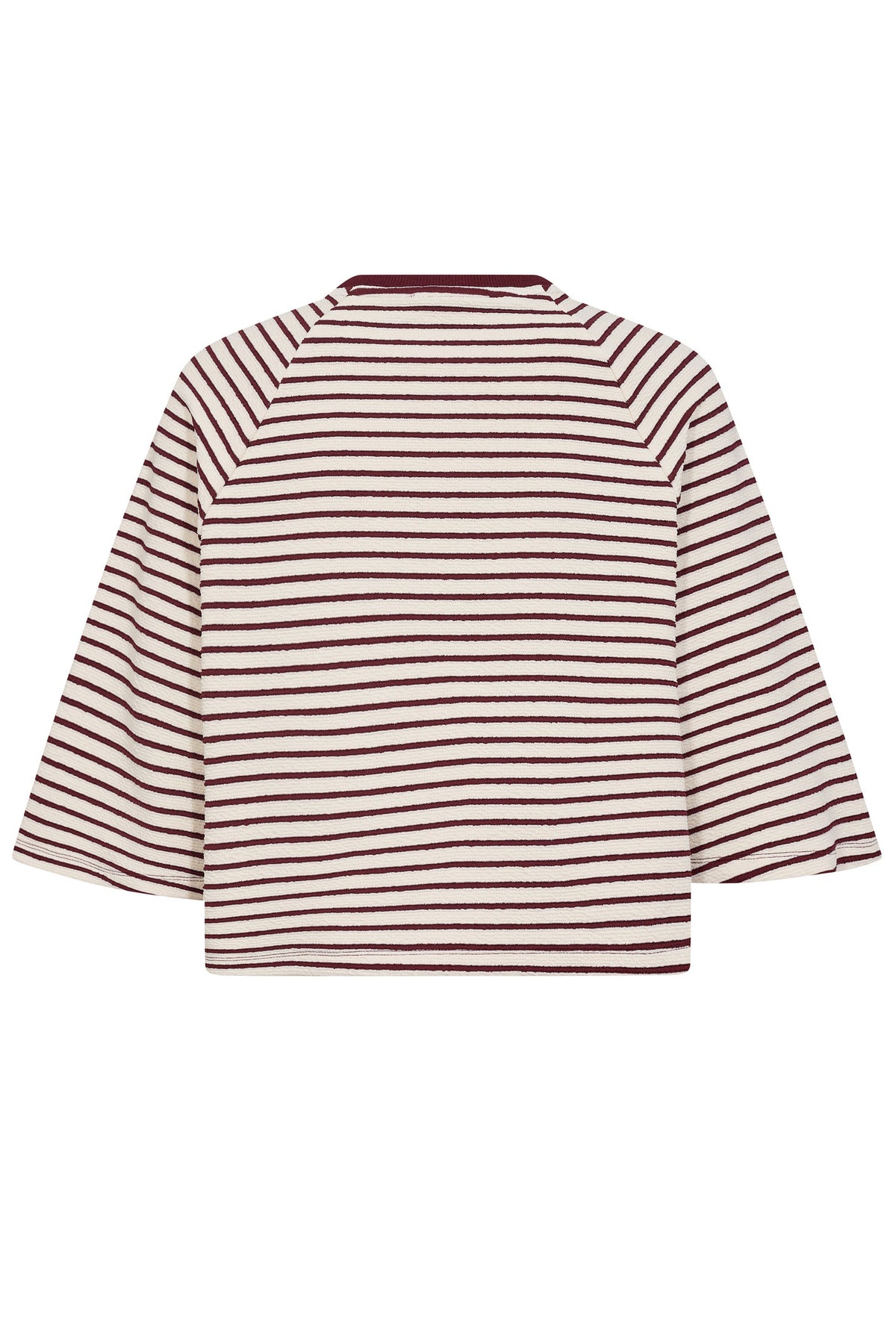 ErinCC Stripe Tee 40186-WhiteBurgu