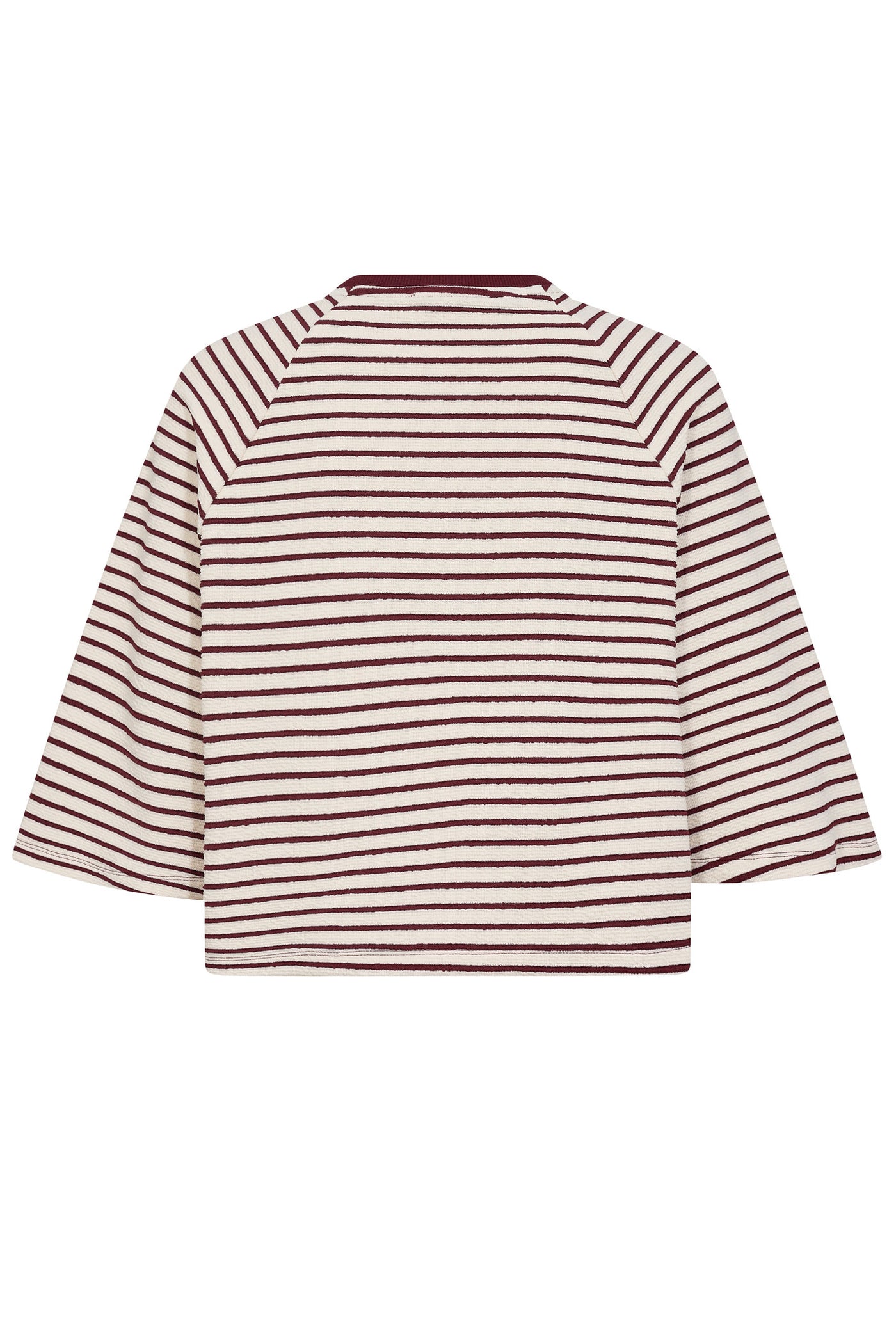 ErinCC Stripe Tee 40186-WhiteBurgu