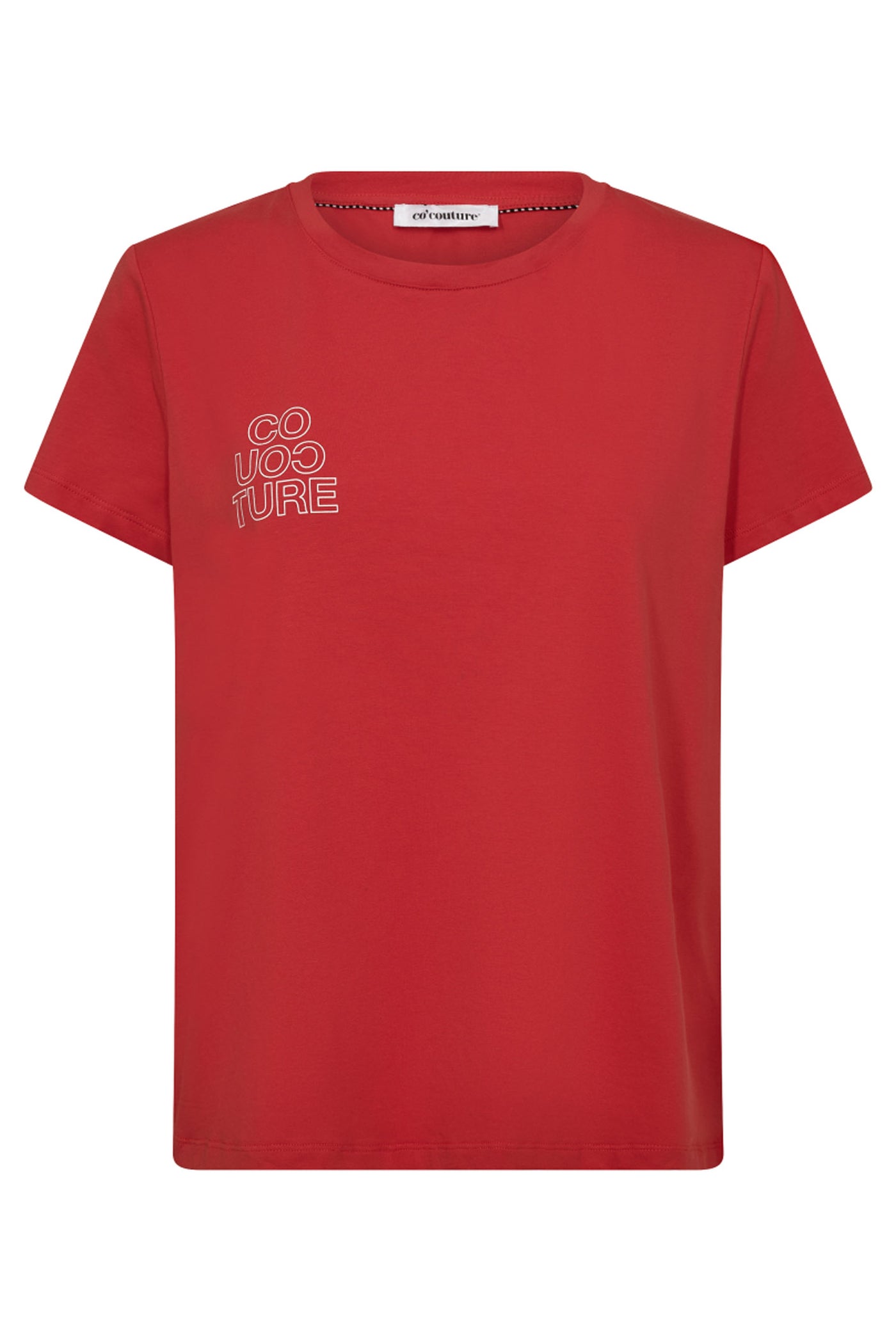 SiaraCC Outline Tee 35811-RedOffWhit - 33139