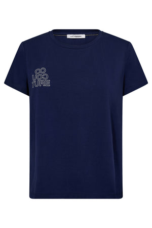 SiaraCC Outline Tee 12040-NavyWhite - 33139
