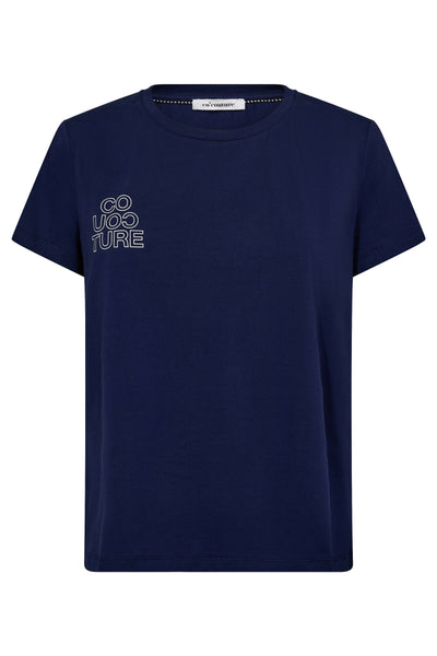 SiaraCC Outline Tee 12040-NavyWhite - 33139 Thumbnail