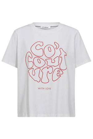SiaraCC Cocouture Tee 40066-WhFLame - 33148