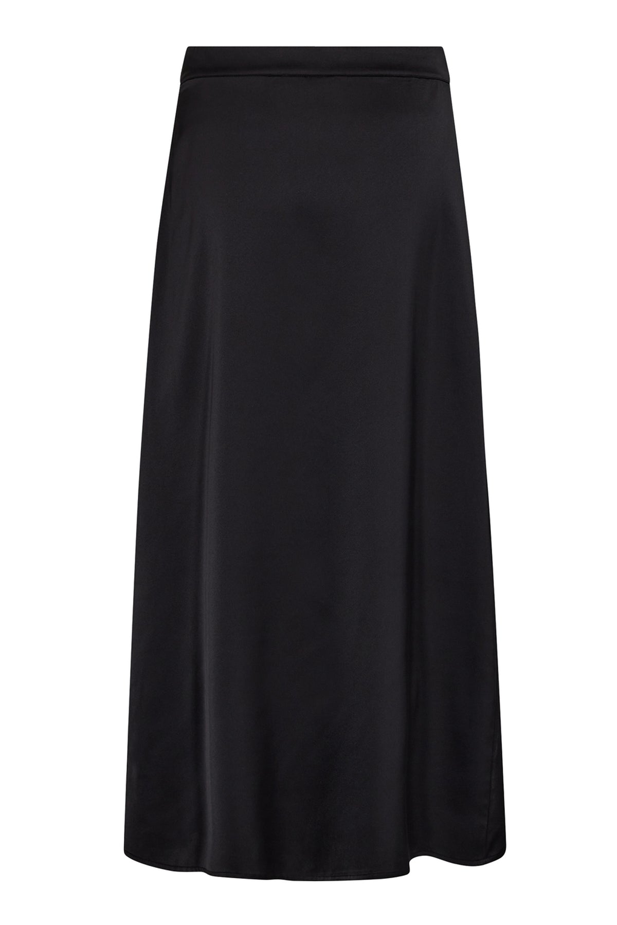 AdnaCC Sateen Skirt 96-Black - 34164