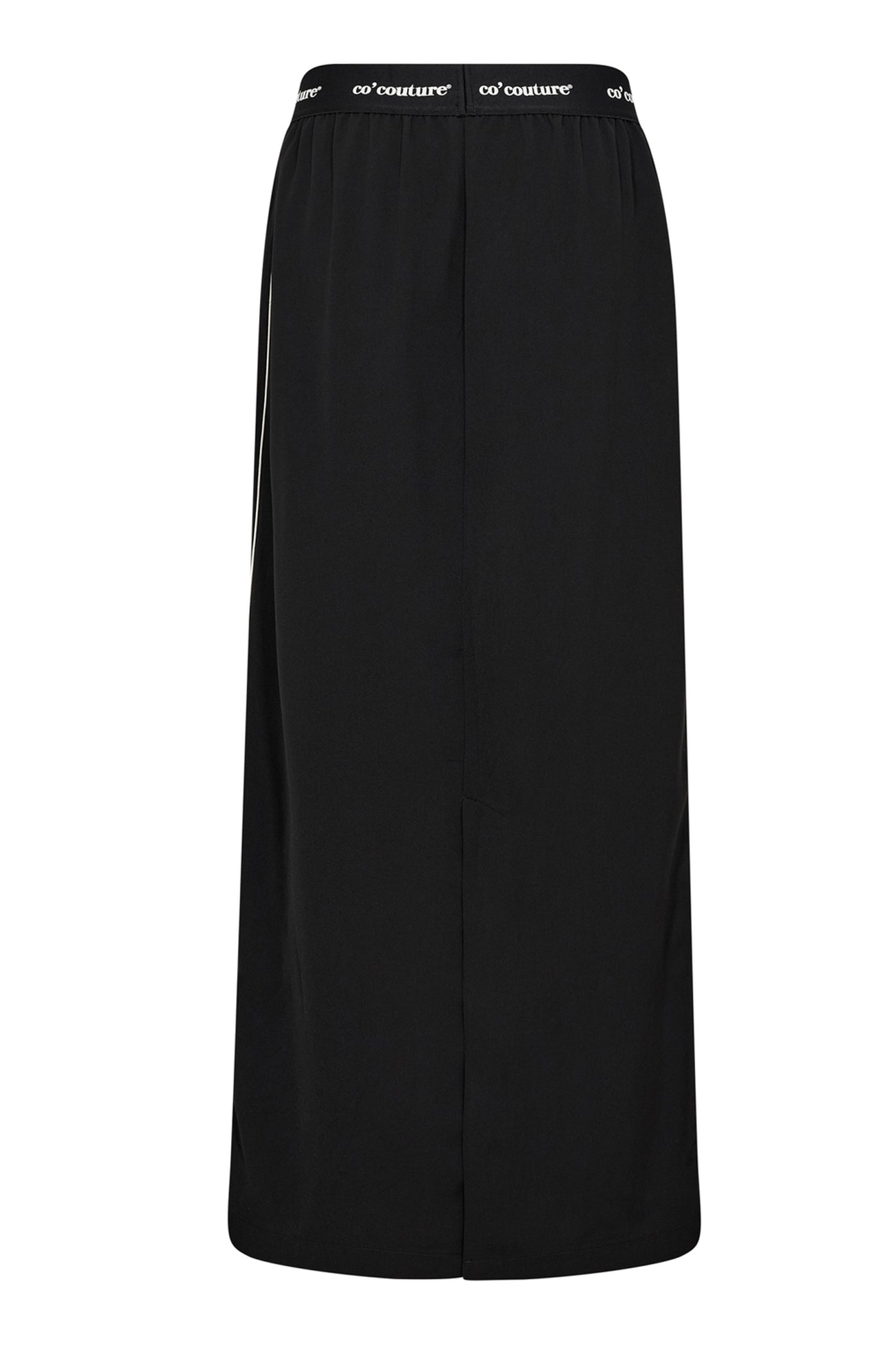 AminaCC Logo Piping Skirt 96-Black - 34182