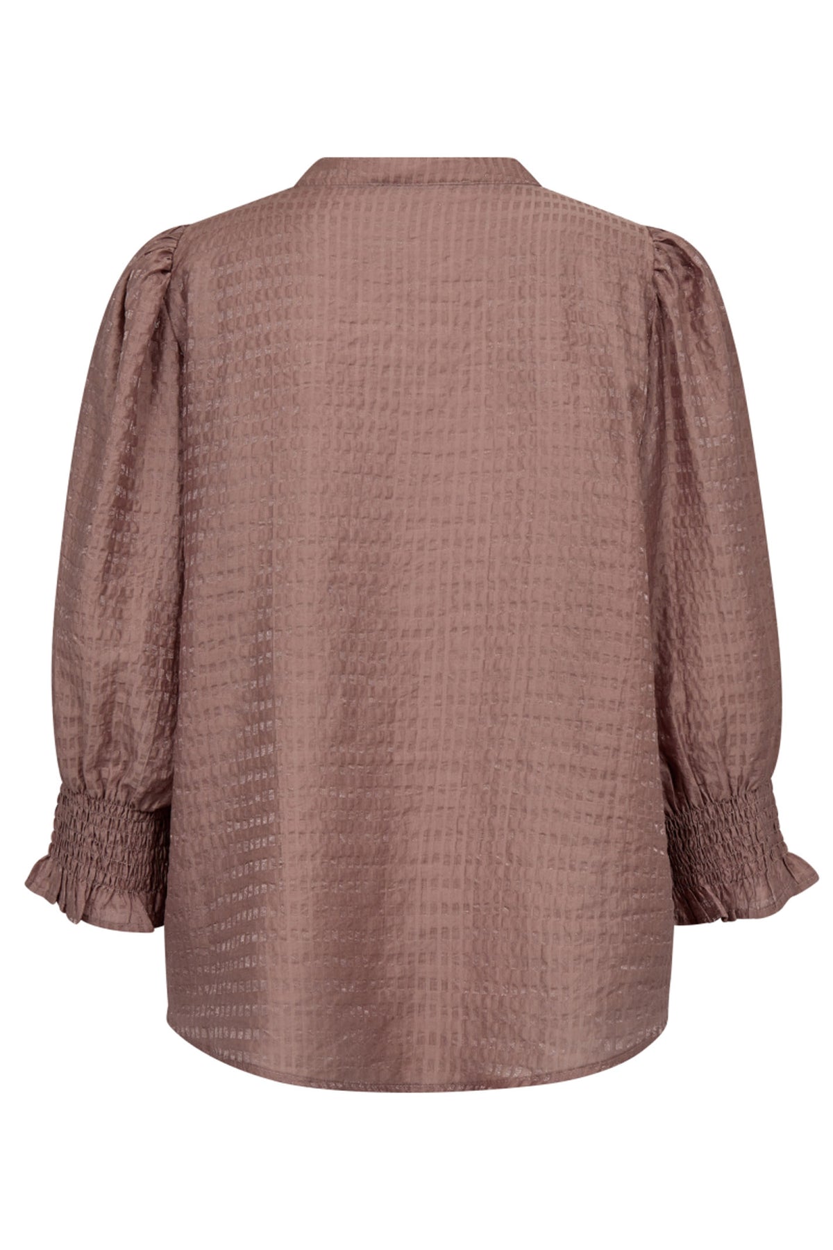 CharlieCC Frill SS Shirt 103-Old Rose - 35770