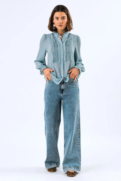 ArielLL Shirt LS 29 Dusty Blue Thumbnail