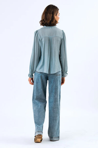 ArielLL Shirt LS 29 Dusty Blue Thumbnail