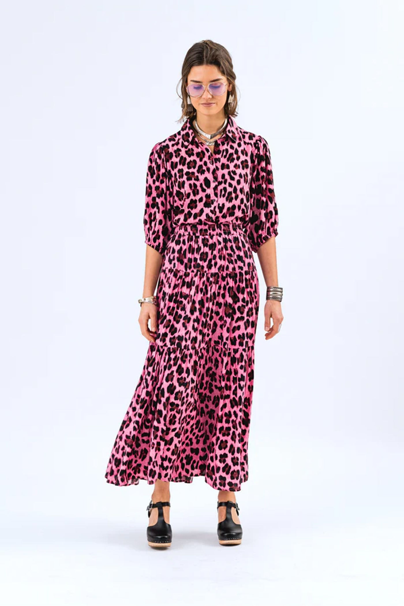 SunsetLL Maxi Skirt 98 Neon Pink