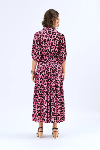 SunsetLL Maxi Skirt 98 Neon Pink Thumbnail