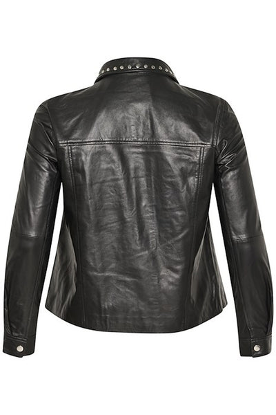 KCcassy Leather Jacket Black deep - 10583029 Thumbnail