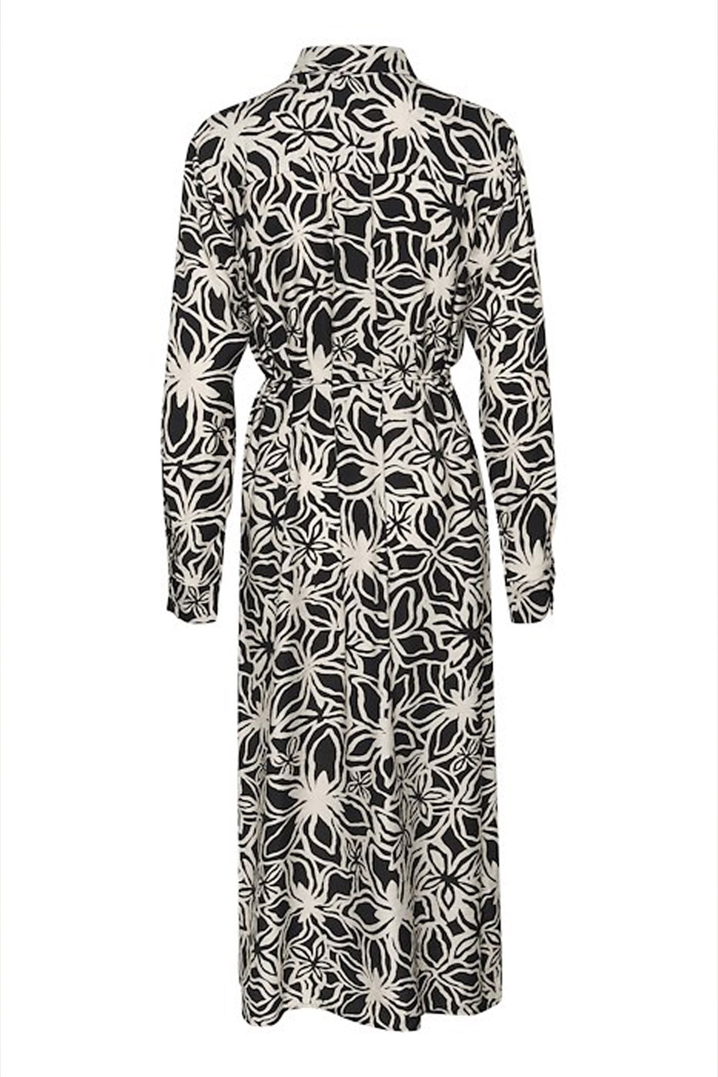 KAhannah Dress Black / Light Beige Flower - 10509605