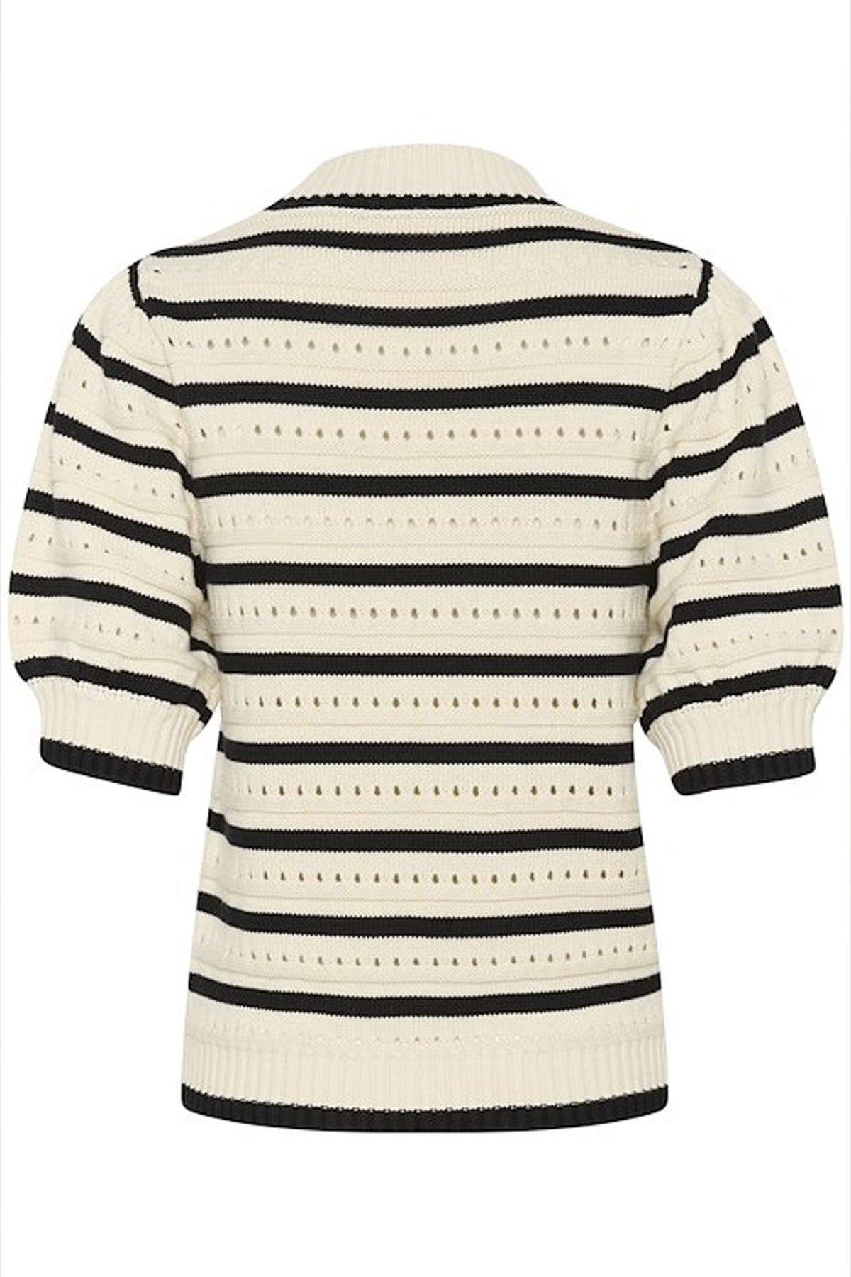 KAevelyn Knit Pullover Turtledove / Black Stripe - 10509640