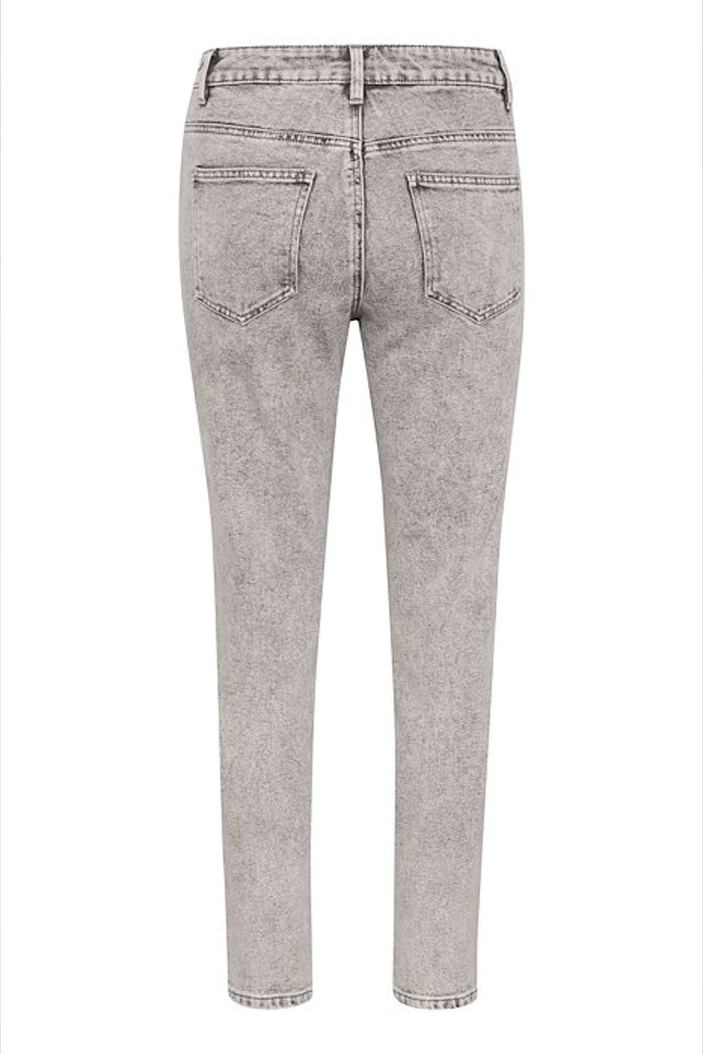 KAamelia Slim Jeans Grey Washed Denim - 10509653