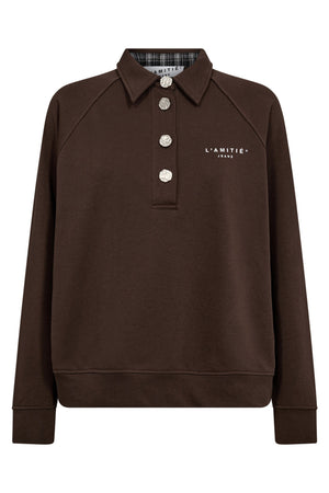 Polo Logo Sweat Mocca - HL10034