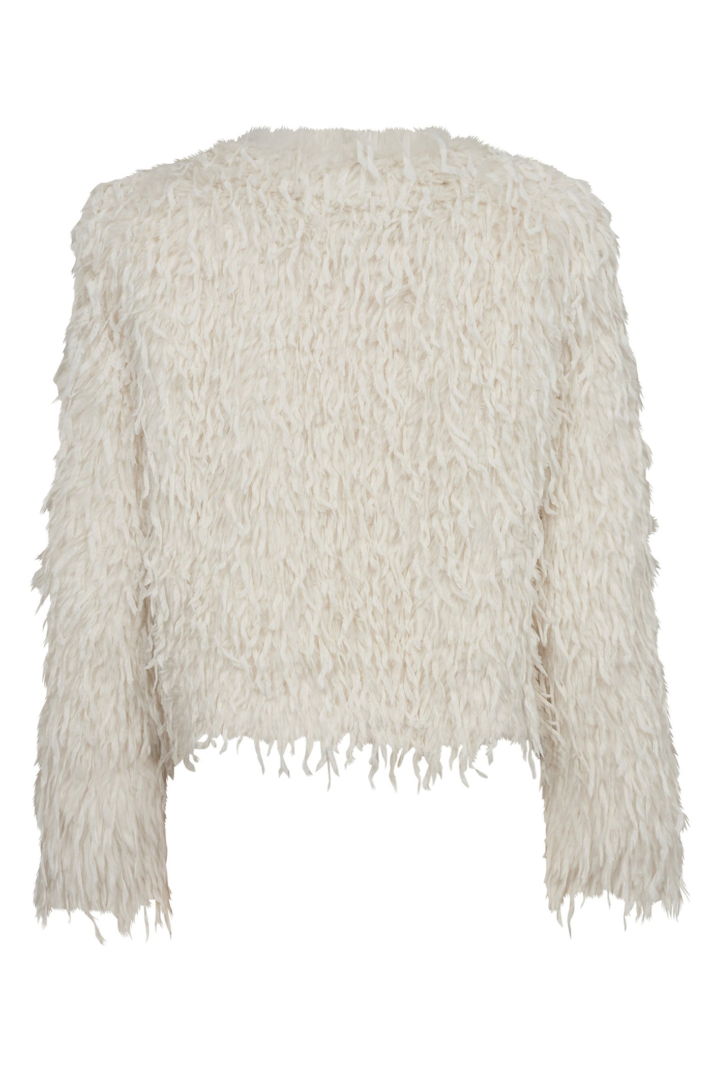 FeatherCC Faux Fur Jacket 11-Off white - 30252