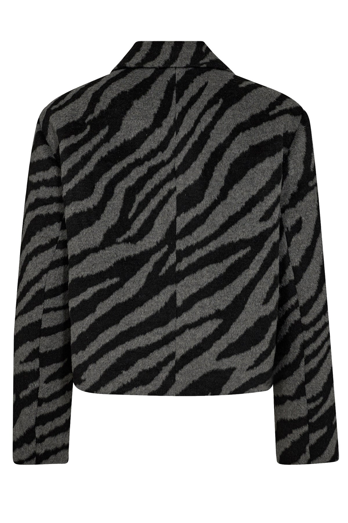 ZuriCC Zebra Crop Jacket 140-Dark Grey - 30261