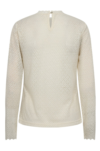 NarniaCC Lace Blouse 4000-White - 33111 Thumbnail