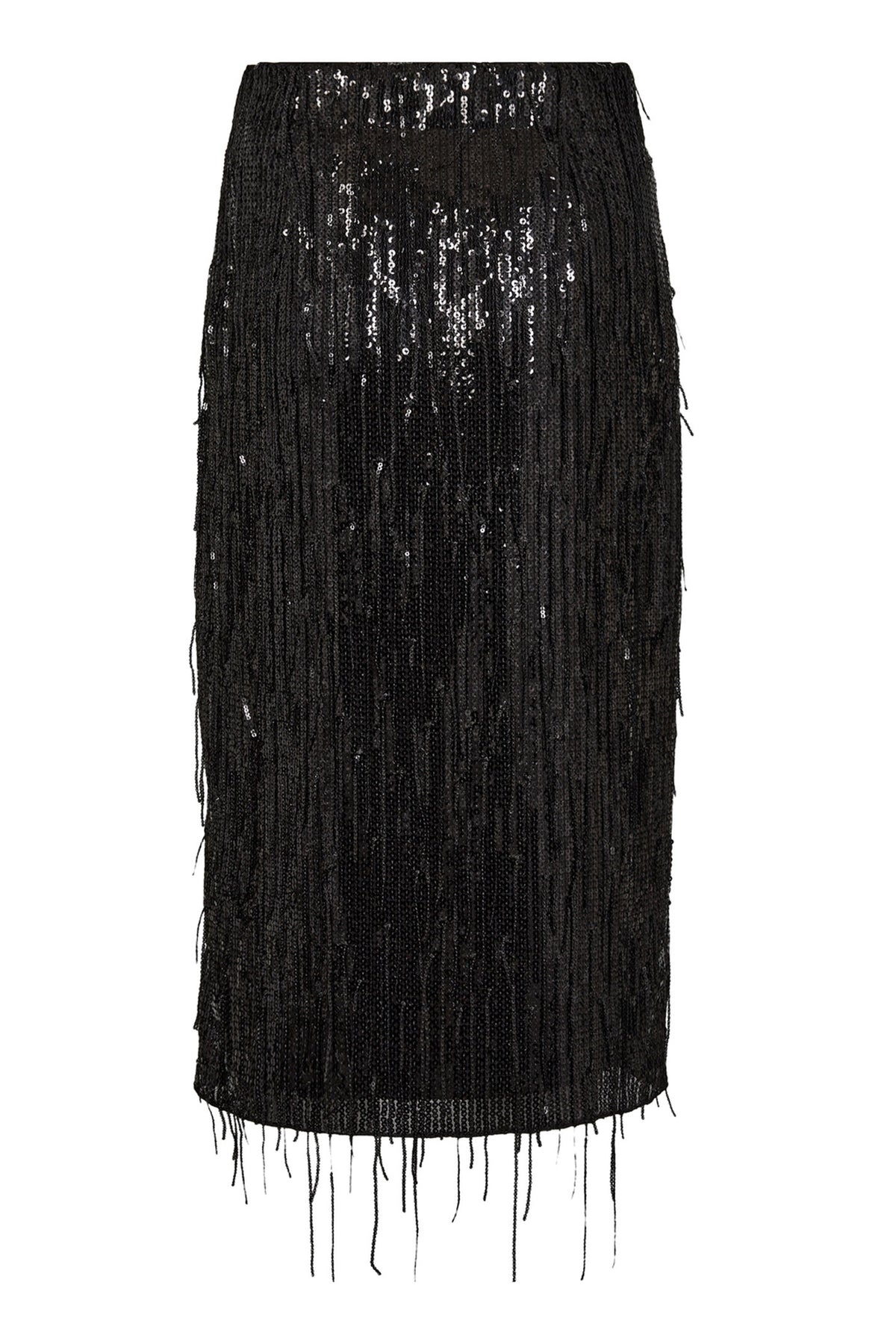 MaddoxCC Sequin Pencil Skirt 96-Black - 34171
