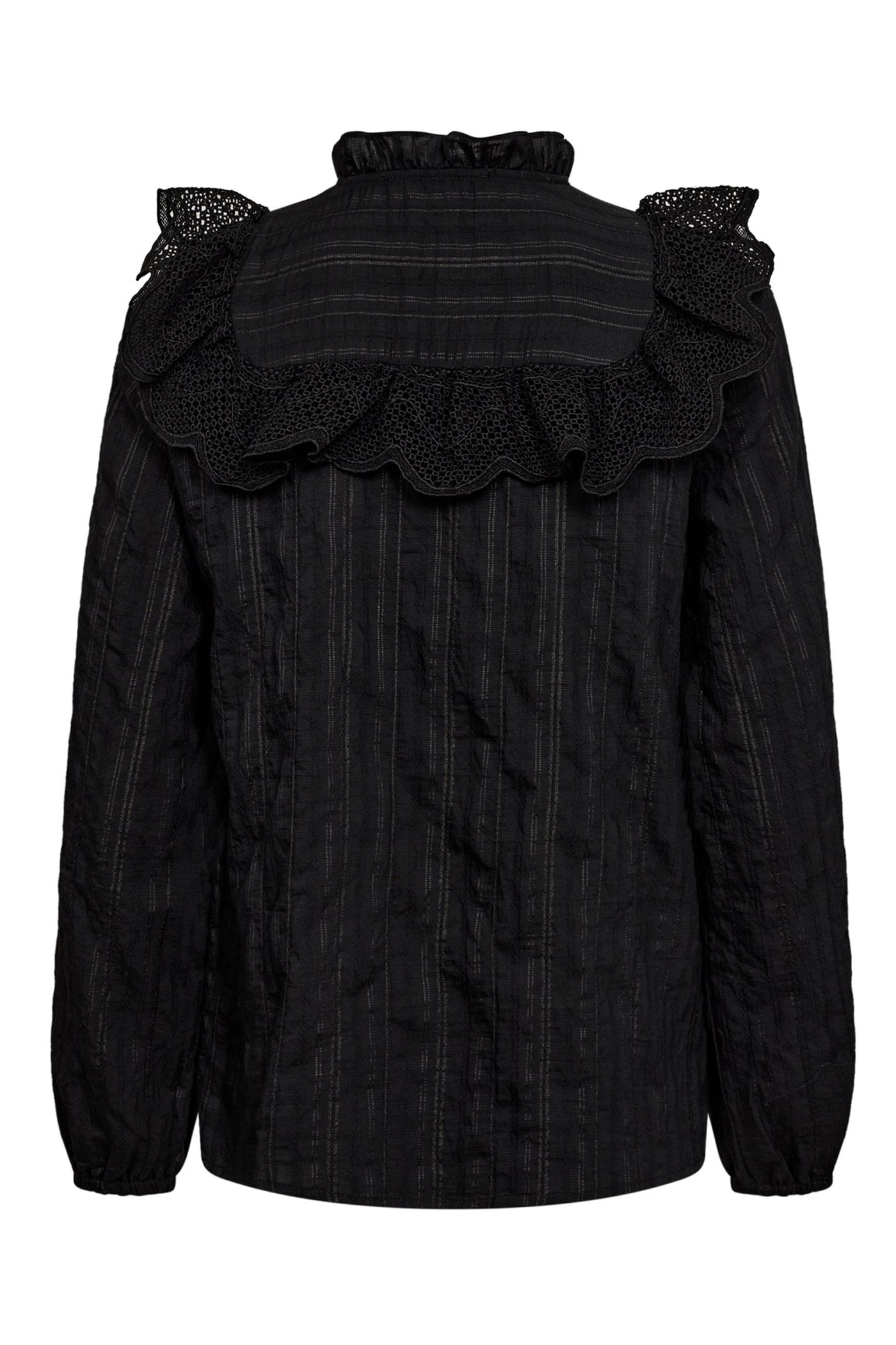 TuneCC Frill Shirt 96-Black - 35643