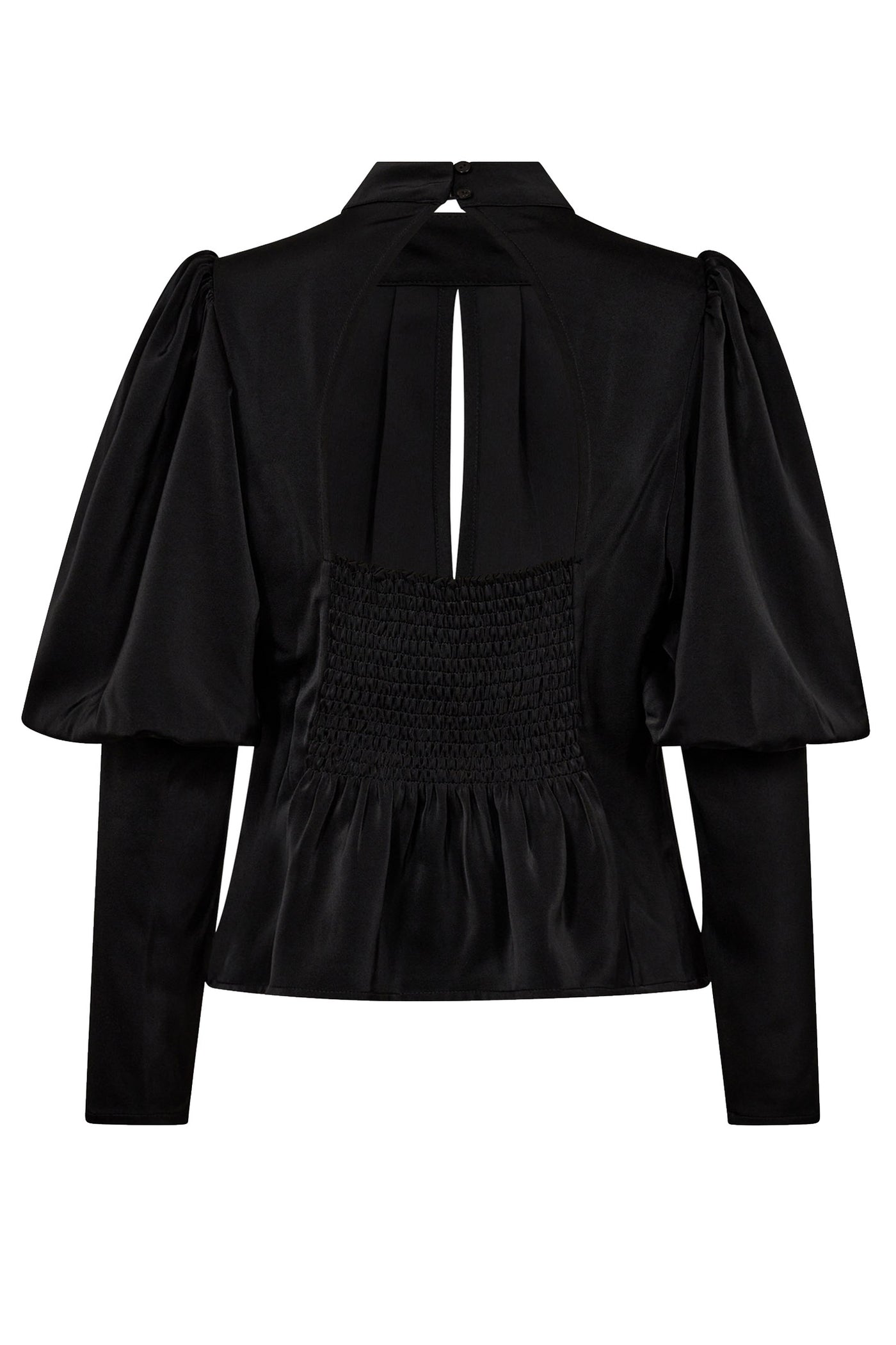 AdnaCC Open Back Blouse 96-Black - 35680