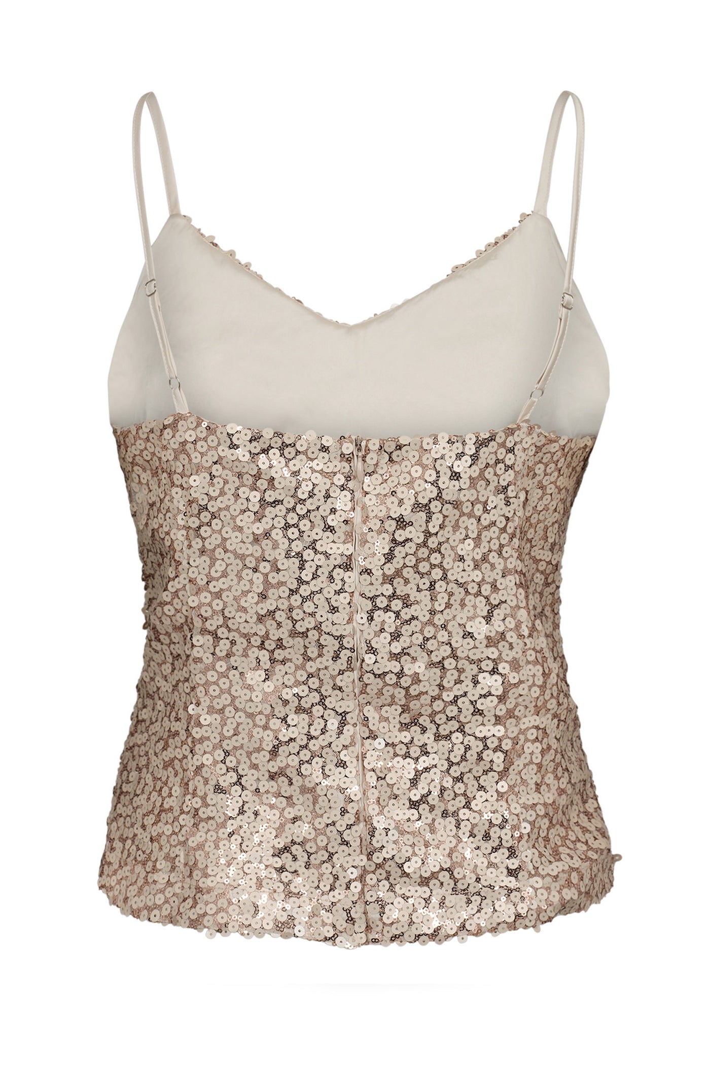StormiCC Sequin Cami Top 144-Nude - 35684
