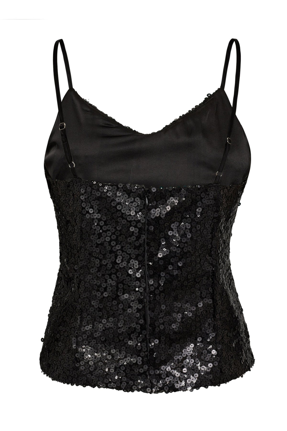 StormiCC Sequin Cami Top 96-Black - 35684