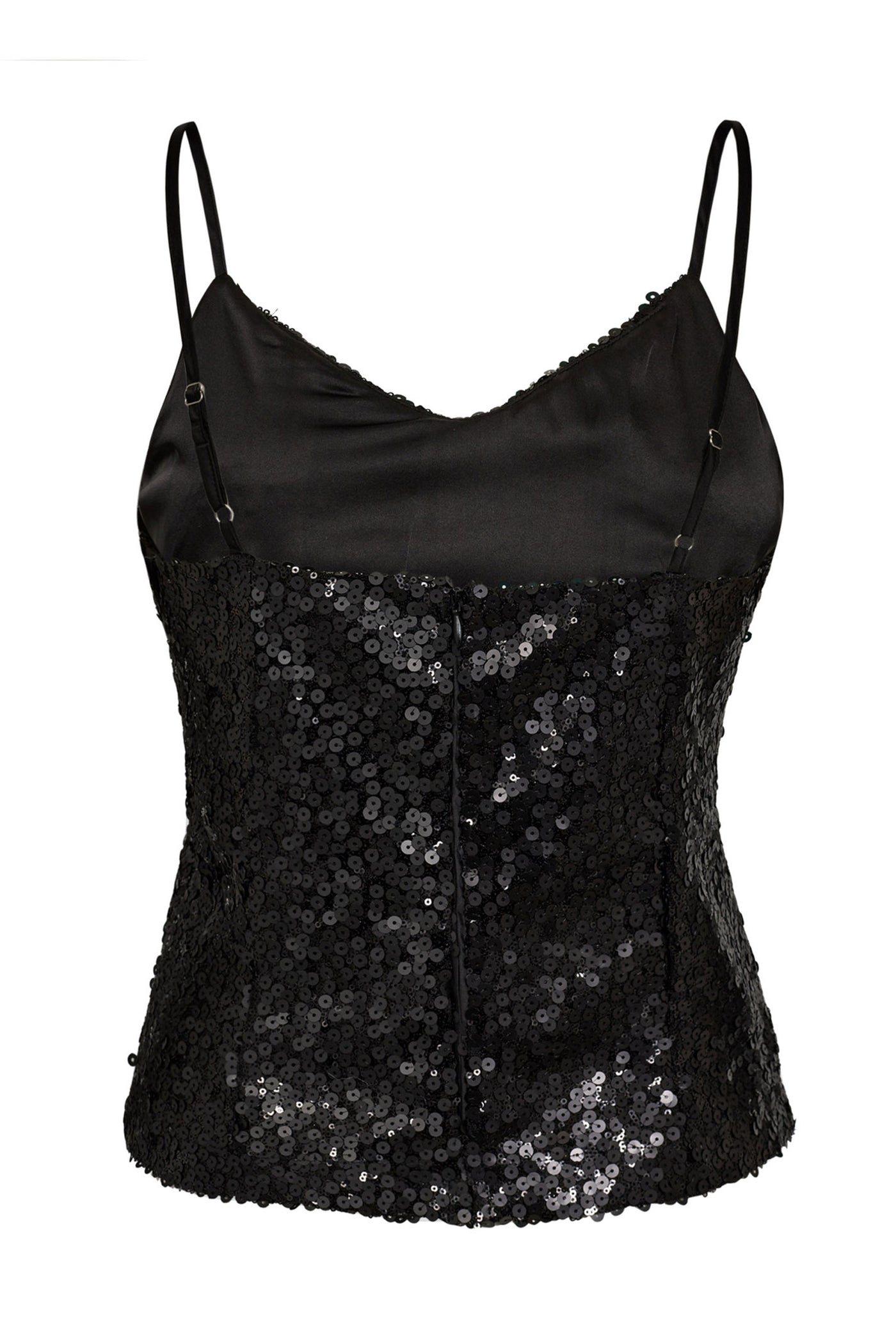 StormiCC Sequin Cami Top 96-Black - 35684