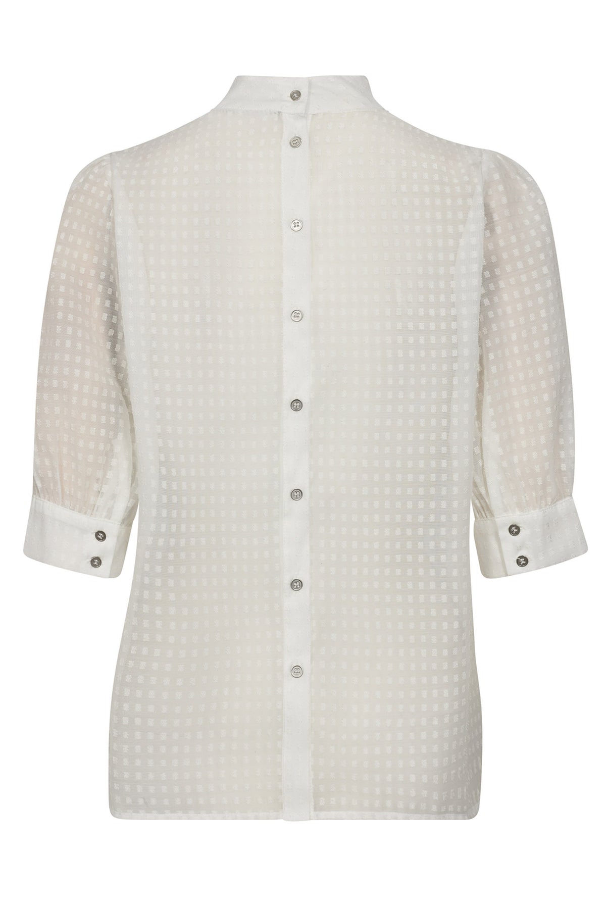 OrionCC Organza Blouse 4000-White - 35695