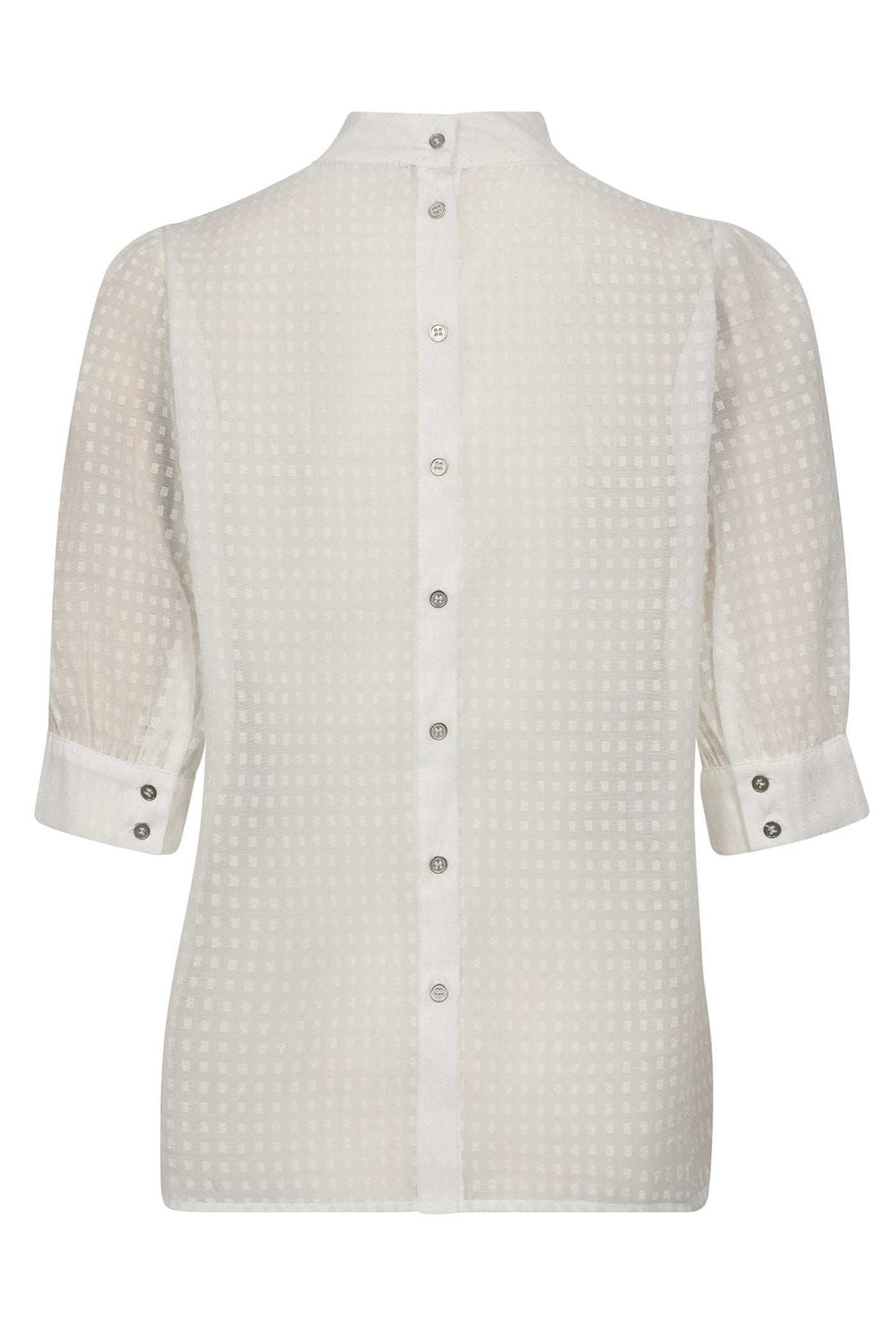 OrionCC Organza Blouse 4000-White - 35695